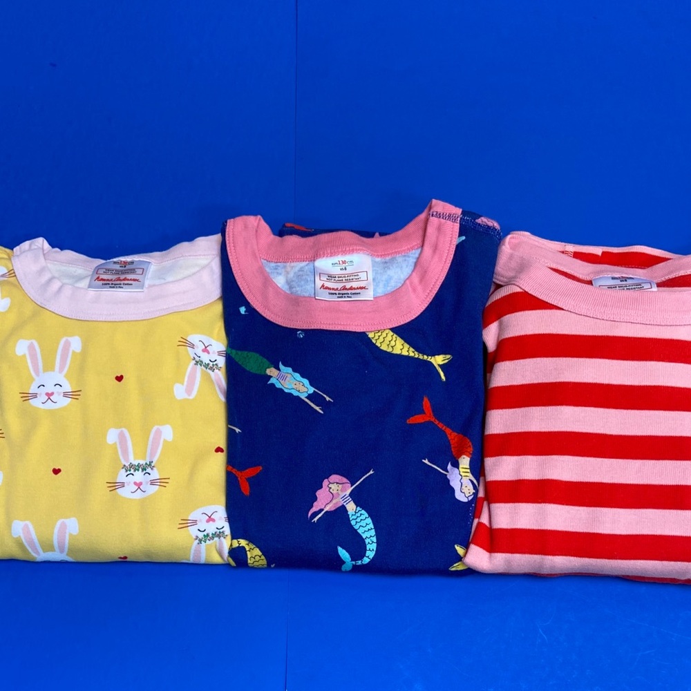 HP🎉 3 Pairs! Hanna Andersson PJs Size 130
